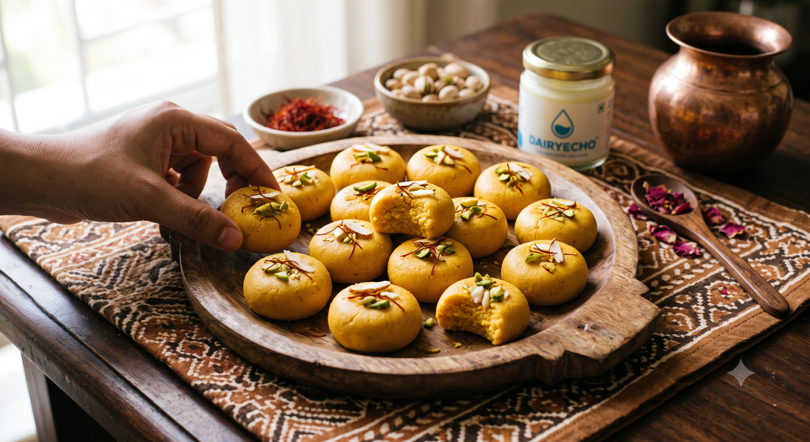 Traditional Kesar Peda