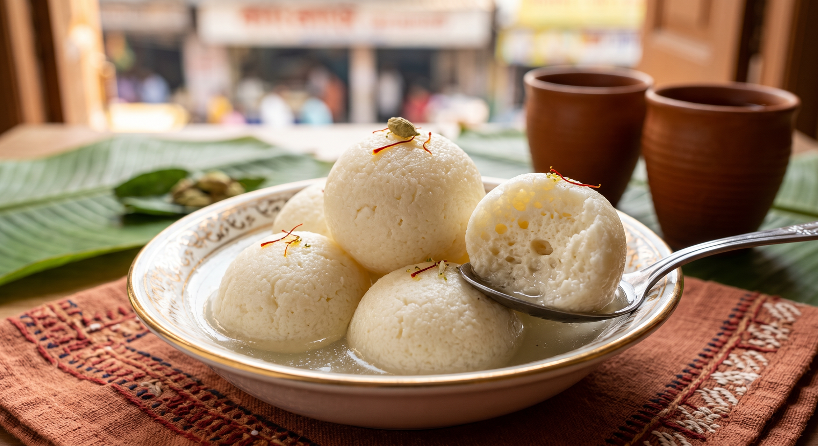 Spongy Bengali Rasgulla